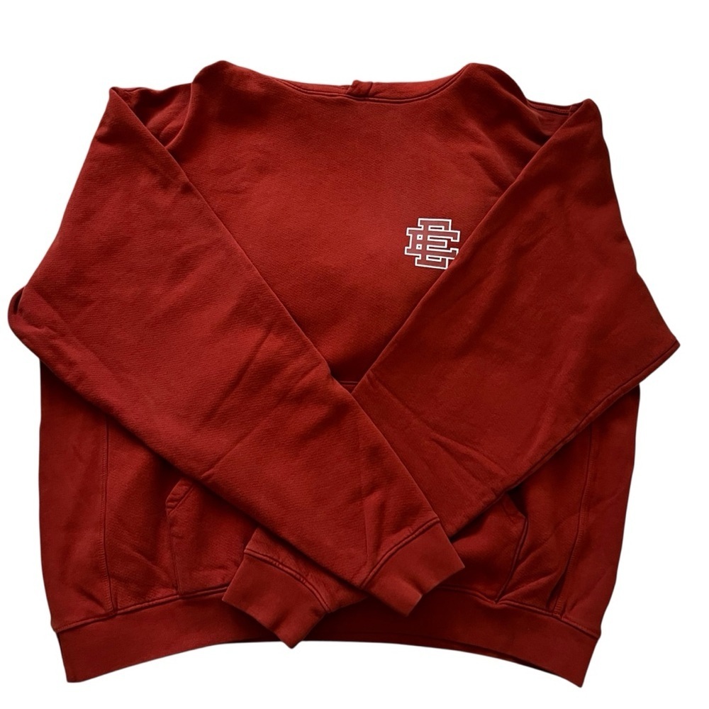 New Eric Emanuel EE Basic Hoodie Pullover Rust Or… - image 3